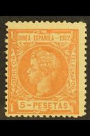 GUINEA 1902 5p Pale Red Top Value, SG 8 Or Edifil 8, Fine Mint, Centred To Lower Left. For More Images, Please Visit Htt - Sonstige & Ohne Zuordnung