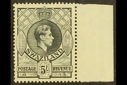 1938-54 5s Grey-black, P.13½x14, CW22b (as SG 37b), Never Hinged Mint. For More Images, Please Visit Http://www.sandafay - Swaziland (...-1967)