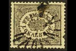 1856-58 LOCAL ISSUE FOR STOCKHOLM (3o) Black (Facit 6a3, SG L6, Michel 6), Used, Small Stain At Top, Cat £375. For More  - Andere & Zonder Classificatie