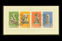 1940 Pro Patria - National Fete And Red Cross Fund Mini-sheet (Michel Block 5, SG MS404a), Superb Cds Used, Very Fresh & - Altri & Non Classificati