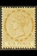 1880 (wmk Crown CC) 6d Stone, SG 11, Fine Mint. Fresh And Attractive. For More Images, Please Visit Http://www.sandafayr - Trinidad En Tobago (...-1961)