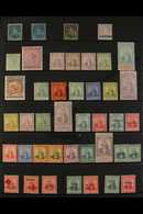 1851-1936 ALL DIFFERENT MINT COLLECTION. An Attractive Collection With Many "Better" Values, Neatly Presented On Stock P - Trinidad En Tobago (...-1961)