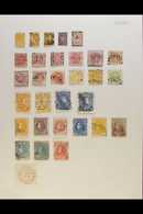 1859-93 CARACAS POSTMARKS COLLECTION An Attractive Selection Of 19th Century Issues Bearing Caracas Cancels Presented On - Venezuela