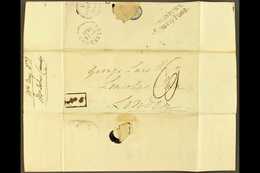 1828 ENTIRE TO LONDON With Good "SALISBURY /  Penny Post" With Fine Salisbury Arrival Cds And Arrival Cds Alongside. For - ...-1840 Precursori