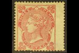 1862-64 3d Bright Carmine-rose, SG 76, Unused No Gum Right Wing Margin Example, A Few Shortish Perfs, Cat £2,700. For Mo - Other & Unclassified