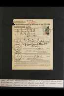 IRISH REGISTERED LETTER RECEIPTS 1894-1925. A Selection Of "Acknowledgement Of Delivery Of An Inland Registered (Letter) - Andere & Zonder Classificatie