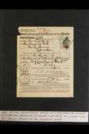 IRISH REGISTERED LETTER RECEIPTS 1894-1925. A Selection Of "Acknowledgement Of Delivery Of An Inland Registered (Letter) - Altri & Non Classificati