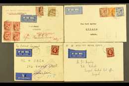 1931-1934 FLIGHT COVERS. Interesting Group Of Airmail Covers, Comprising 1931 (24 Apr) Cover To Java By The Second Exper - Zonder Classificatie