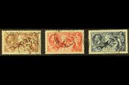 1934 Re-engraved Seahorses Set Complete, SG 450/52, Very Fine Used. Lovely Choice Quality (3 Stamps) For More Images, Pl - Sin Clasificación