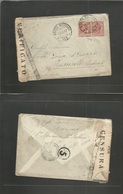 Albania. 1917 (16 Dec) WWI. Italian Forces. PM 112. Fkd Envelope To Frassinello Monferrato. Via Alessandria. Censor Labe - Albanië