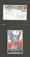 Airmails - World. 1928 (16 March) Argentina - Germany, Special Air Illustrated Postcard. 1-March-1928. South American Eu - Other & Unclassified