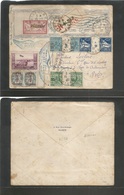 Airmails - World. 1930 (15 April) Algeria - Paris, France. First Flight. Multifkd Envelope. Special Cachet. Scarce. - Other & Unclassified