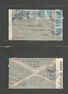 Airmails - World. 1940 (22 Aug) BRAZIL - ITALY - LATI. Rio Janeiro - Roma, Italy (27 Aug) Carried By Italian Line "LATi" - Other & Unclassified