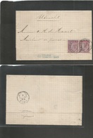 Belgium. 1888 (8 June) Ecaussinnes - Netherlands, Utrech (9 June) EL Full Text Fkd 10c Rose Pair, Tied Cds. Fine Usage. - Other & Unclassified