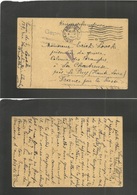 Belgium - Xx. 1915 (7 June) WWI. Bruxelles - France, Le Pay. WWI POW Mail Via Switzerland With Censor Cachet. Interestin - Andere & Zonder Classificatie