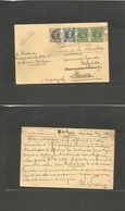 Belgium - Stationery. 1928 (21 March) Berchem, Anvers - Seville, Spain, Andalucia Region. 30c + 5c Green Doble Print Sta - Altri & Non Classificati