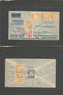 Bolivia. 1938. Cachuela, Esperanza - Switzerland, Luzern. Via LAB - Condor. Air Multifkd Envelope Front + Reverse + Bett - Bolivie