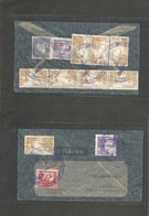 Bolivia. C. 1938. Lloyd Aereo Boliviano. Multifkd Front + Reverse Envelope To Luzern, Switzerland. Large Violet LAB Cach - Bolivia