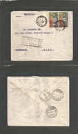 Brazil - Xx. 1932 (27 Feb) Santa Cruz, Rio Grande Sul - Austria, Wien. Via Italy Torino - Odine - Venezia. Registered Co - Sonstige & Ohne Zuordnung