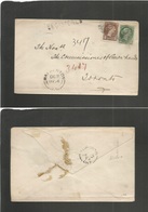 Canada. 1874 (Dec 2) Waikenron, BC - Toronto. Local Registered Fkd Env Small Queen Issue. - Autres & Non Classés