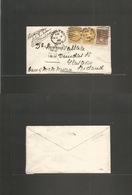 Canada. 1882 (Aug 4) Hamilton, Out - Scotland, Glasgow, Fkd Small Queens Little Envelope Via "Glasgow Packet / Paid / Au - Andere & Zonder Classificatie