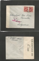 Canada. 1943 (Oct 10) Dickson, Aberi, Alberta - Switzerland, Geneva. Fkd + Censored Internee POW Mail + Origin. Fine. - Autres & Non Classés