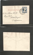 Chile - Stationery. 1902 (18 Nov) Valparaiso Local Usage. 5c Blue "Memorandum" Complete Stationary Lettersheet With This - Chili