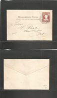 Chile - Stationery. 1904. "Correspondencia Sobrante" (faint But Readable Rare Cancel) 2c Red Memorandum Stat Lettersheet - Chili