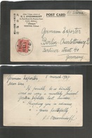 China - Xx. 1937 (6 March) Russian Concesion Area In China, Tientsin - Germany, Berlin. Fk Private Card. Via Siberia, Si - Sonstige & Ohne Zuordnung