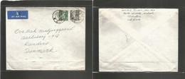 China - Prc. 1958 (30 June) Tientsin - Denmark, Randers. Air Fkd Env. Fine Used. - Sonstige & Ohne Zuordnung