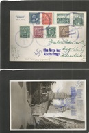 Czechoslovakia. 1939 (15 March) Jagendorf - Megdeburg, Germany. Nazi Multifkd + Slogan Cachet. - Autres & Non Classés