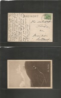 Denmark. 1918 (5 Aug) Als Ostuyll - Maribo, Netherlands. Als Bakker. Fine And Very Scarce Fkd View Card. Appears Family  - Autres & Non Classés