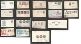 Dominican Rep. 1935-62. FDC + Special Cachets Selection. Incl 2 Min Sheets Used + 1941 Rare FDC. Fine Group Opportunity. - Dominicaine (République)