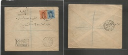 Egypt. 1941 (19 Sept) Sidi Bisha - Alexandria (18 Sept) Registered Local Fkd Envelope + R - Cachet. VF Appliance. - Autres & Non Classés