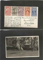 Ethiopia. 1935 (1 Dec) Addis Abeba - Switzerland, Bern. Multifkd Ppc. Nice Item. - Ethiopie