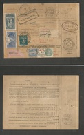 France - Xx. 1932 (22 Aug) Strasbourg - Switzerland, Thien (24 Aug) Registered Declared Value Multifkd Package Card Incl - Autres & Non Classés