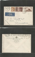 France - Xx. 1938 (26 Aug) Poyat, Pui De Dom - South Africa, Johannesburg. Air Multifkd Env. Fine. Includes Peace And Co - Other & Unclassified