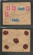 France - Xx. 1947 (29 April) Toulouse, P. Bourse - Paris (2 May) Registered Insured Multifkd Envelope. Fine. - Altri & Non Classificati