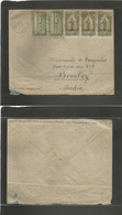 Frc - Cameroun. 1927 (23 April) Bonab.Samba (TPO) - India, Bombay. Multifkd Envelope Mixed Issued Including Early Ovptd, - Sonstige & Ohne Zuordnung