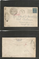 Frc - Cameroun. 1941 (21 May) USA Prexie, Wooster, Ohio - Camerun, Elat, Ebolowa, West Africa. Fkd Env + Arrival Negativ - Other & Unclassified