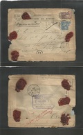 Frc - Sudan. 1902 (7 March) Medine - France, Paris (12 Aug) Registered Multifkd Env + Post Office Seals Labels Around Fo - Sonstige & Ohne Zuordnung