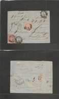 German States-N.G.Conf.. 1869 (7 Dec) Gladenbach - Frankfurt (7 Dec) Local Registered Insured EL With Text Multifkd At 2 - Sonstige & Ohne Zuordnung
