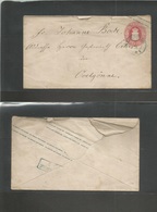 German States-Oldenburg. C. 1865-7. Oldenburg - Ovelgonne (3 July) 1gr Rose Stat Env, Blue Arrival Blue Box Ds. - Autres & Non Classés