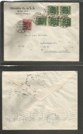 Germany 1921-4. 1923 (27 Sept) Berlin - Sweden, Stockholm  (29 Sept) Multifkd Bussiness Envelope. Fine. - Sonstige & Ohne Zuordnung