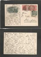 Germany 1921-4. 1923 (22 Oct) Konstanza - Rheinfeld, Illustrated Private Multifkd Cachet. VF. - Other & Unclassified