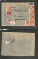 Germany - Xx. 1948 (1 Dec) Bamberg - Werneck, Schweinfurt (2 Dec) Registered Multifkd Env. - Andere & Zonder Classificatie