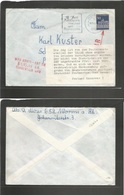 Germany - Xx. 1965 (16 May) Worms - Russia, Moscow. Fkd Envelope + REJECTED For Showing Parlament Stamp Red Cachet + Spe - Other & Unclassified