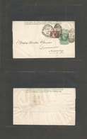 Great Britain - Stationery. 1877 (1 March) Liverpool - Norway, Drammen. 1/2d Green QV Stat Wrapper, 466 Grill + Cds + 1/ - Sonstige & Ohne Zuordnung