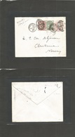 Great Britain. 1880 (Nov 30) London WC - Norway, Christiania 1d Rose Stat Env + 2 Adtls (1/2d Green + 1d Chesnut) Cds +  - Autres & Non Classés