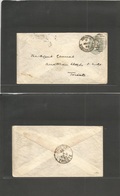 Great Britain - Stationery. 1893 (27 May) Dover, Station Office - Trieste, Austria / Italy (30 May) 2 1/2d Grey Stat Env - Otros & Sin Clasificación
